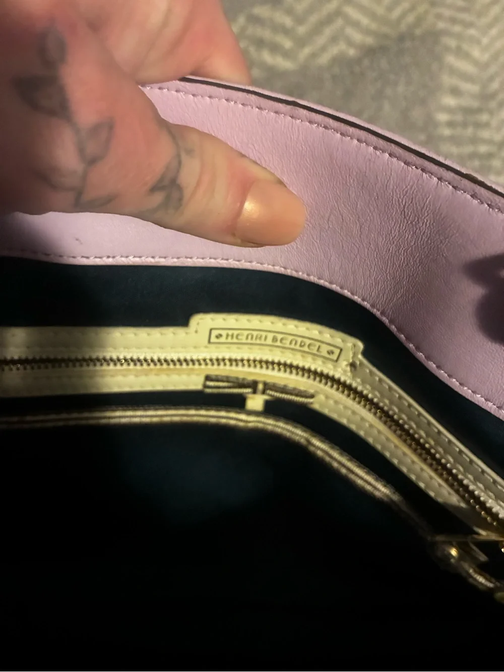 Henri Bendel Sample No. 7 Quilted Pink Lambskin Tote